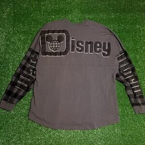 Walt Disney World long sleeve shirt puff print Black 2XL